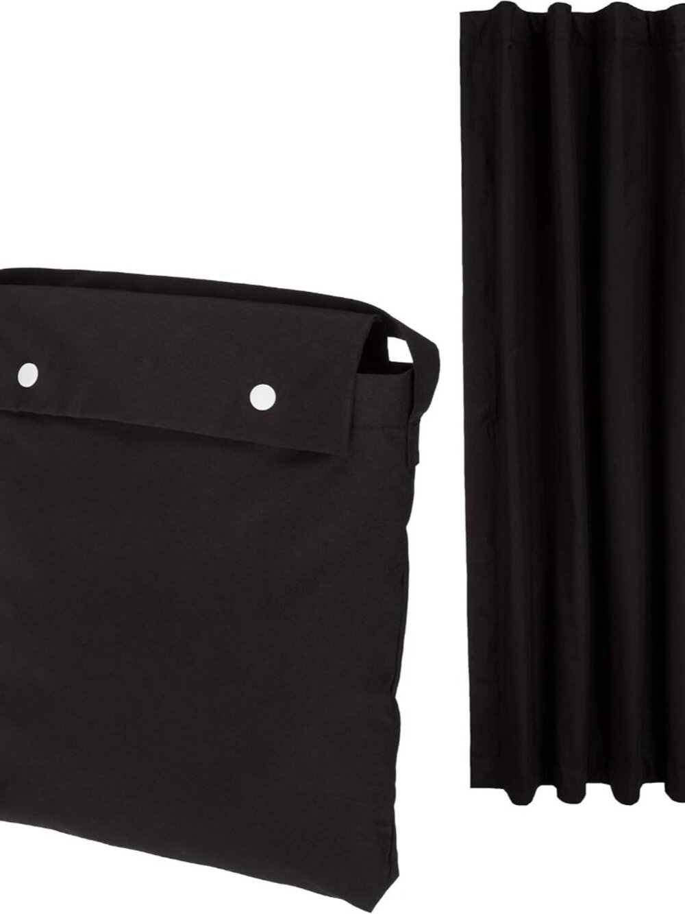 Portable Blackout Curtain Shade with Suction Cups, Noise Reducing, 50" W x 78"L,